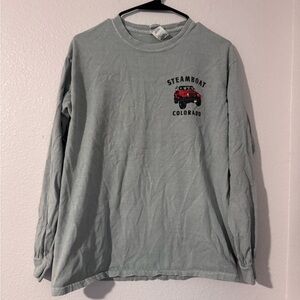 Steamboat Colorado Long Sleeve Jeep Shirt Size Medium